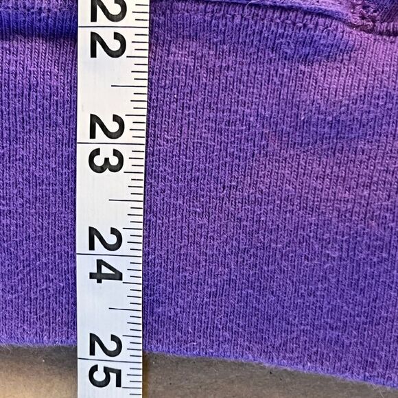 Vintage 90s Champion Reverse Weave Sweatshirt Hoodie Purple Pullover Medium Size - Picture 7 of 11